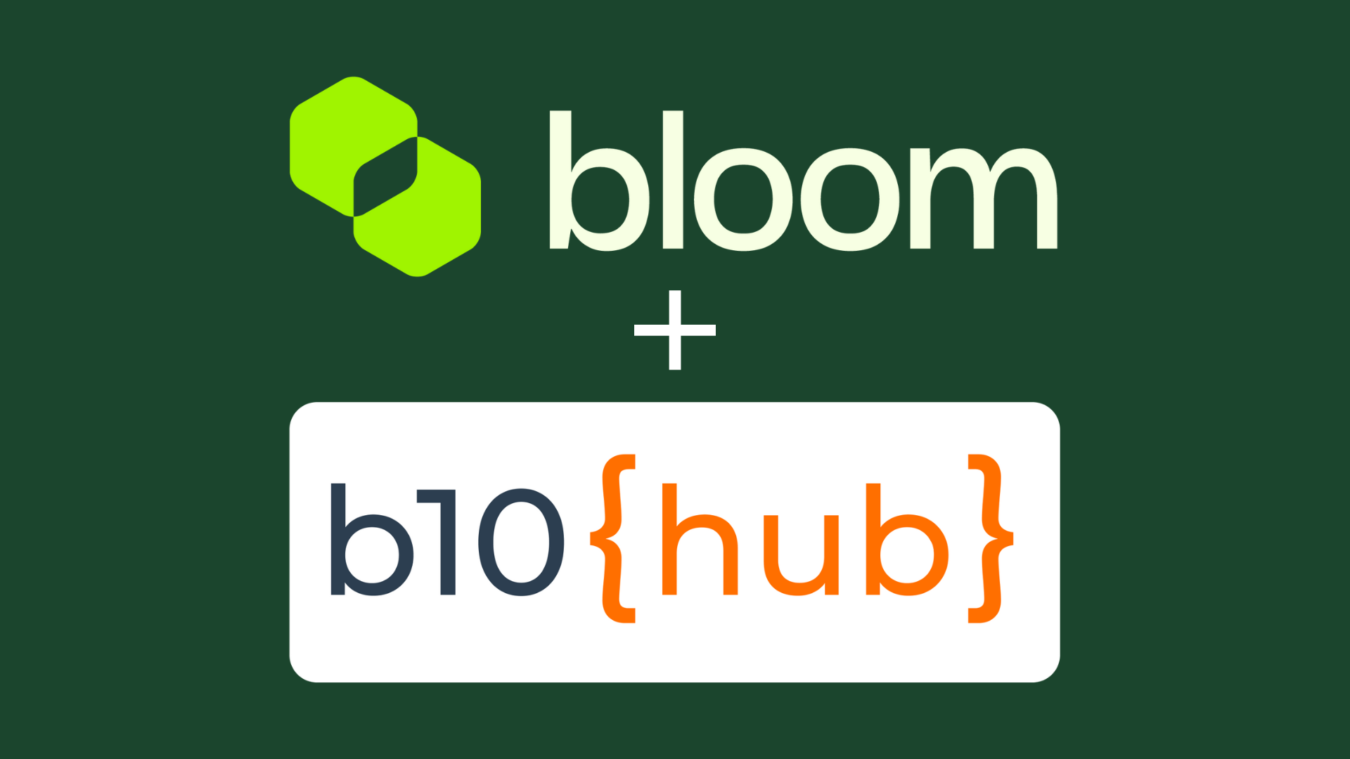 bloom and b10hub Procurement