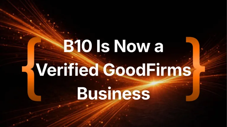 b10hub Is Now a Verified GoodFirms Business