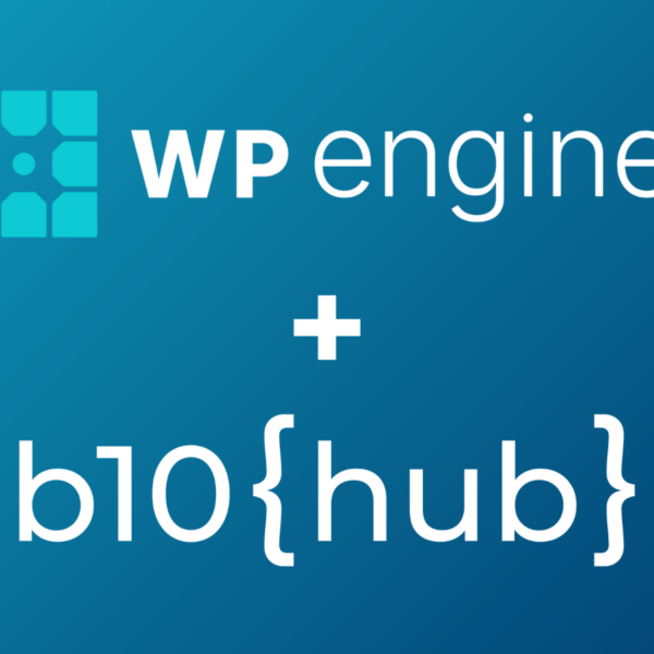 b10 partners with wp engine