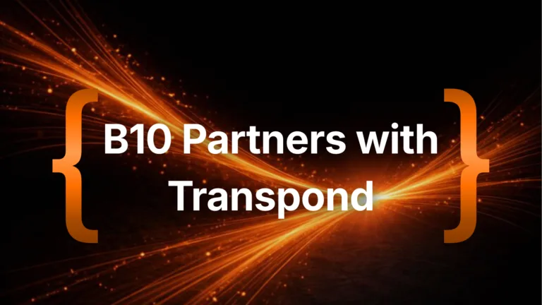 b10 partners with transpond providing full stack commercial transformation services
