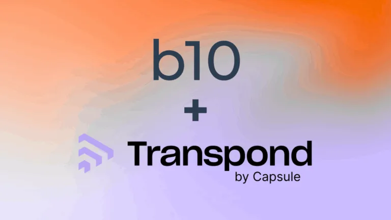 b10 partners with transpond providing full stack commercial transformation services