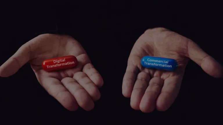 digital transformation vs commercial transformation